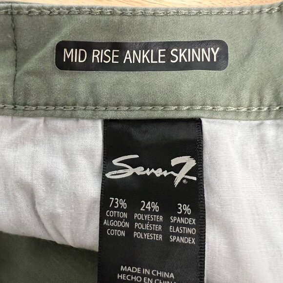 Seven7 Olive Skinny Pants - Picture 8 of 8
